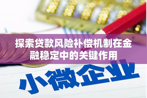 岢岚探索贷款风险补偿机制在金融稳定中的关键作用