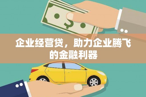 岢岚企业经营贷，助力企业腾飞的金融利器
