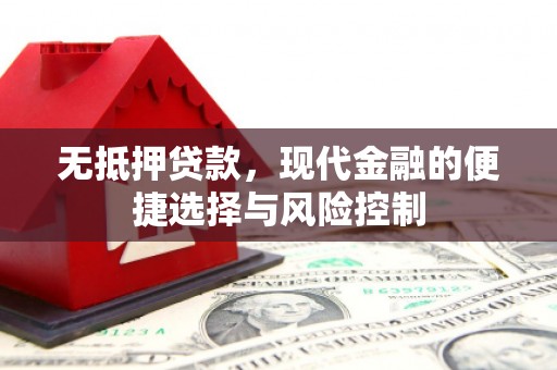 岢岚无抵押贷款，现代金融的便捷选择与风险控制