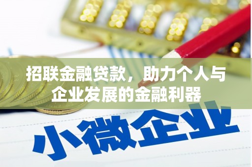 岢岚招联金融贷款，助力个人与企业发展的金融利器
