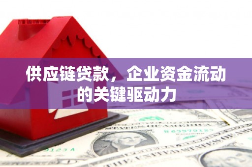 岢岚供应链贷款，企业资金流动的关键驱动力