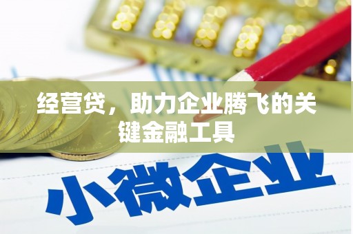 岢岚经营贷，助力企业腾飞的关键金融工具
