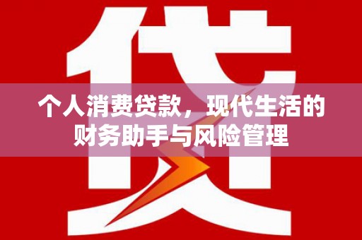 岢岚个人消费贷款，现代生活的财务助手与风险管理