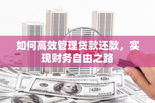 岢岚如何高效管理贷款还款，实现财务自由之路