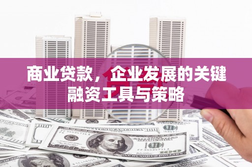 岢岚商业贷款，企业发展的关键融资工具与策略