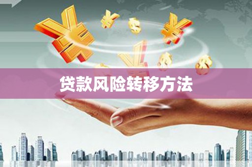 岢岚贷款风险转移方法