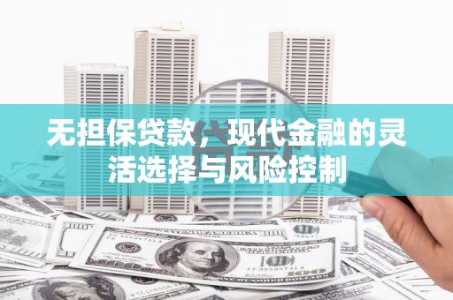 岢岚无担保贷款，现代金融的灵活选择与风险控制