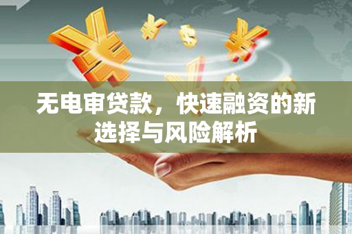 岢岚无电审贷款，快速融资的新选择与风险解析