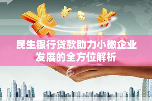 岢岚民生银行贷款助力小微企业发展的全方位解析