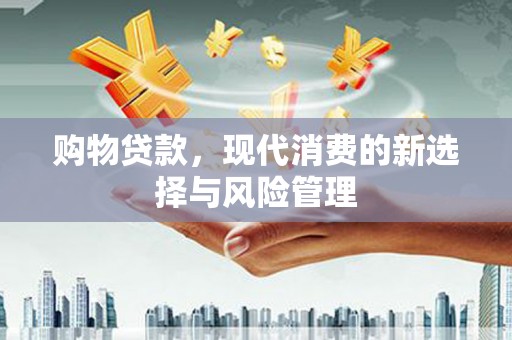 岢岚购物贷款，现代消费的新选择与风险管理