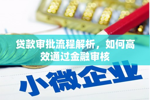 岢岚贷款审批流程解析，如何高效通过金融审核