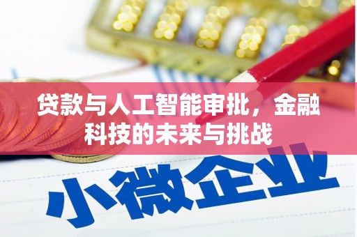 岢岚贷款与人工智能审批，金融科技的未来与挑战