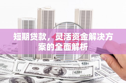 岢岚短期贷款，灵活资金解决方案的全面解析