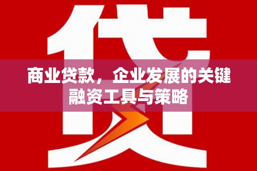 岢岚商业贷款，企业发展的关键融资工具与策略
