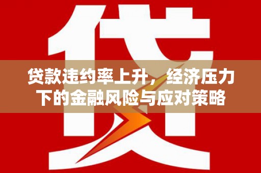岢岚贷款违约率上升，经济压力下的金融风险与应对策略