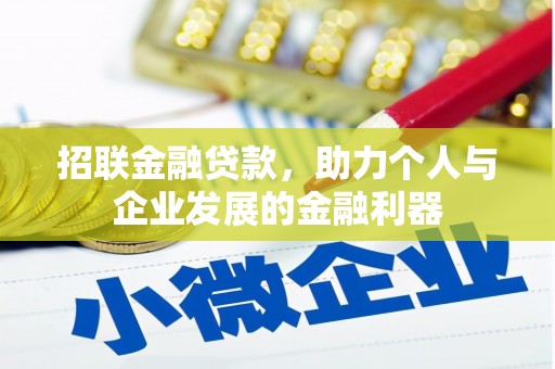 岢岚招联金融贷款，助力个人与企业发展的金融利器