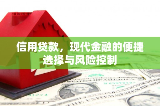 岢岚信用贷款，现代金融的便捷选择与风险控制