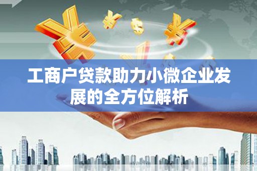 岢岚工商户贷款助力小微企业发展的全方位解析