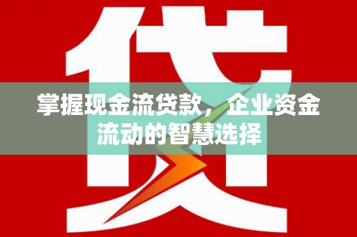 岢岚掌握现金流贷款，企业资金流动的智慧选择