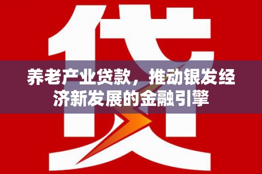 岢岚养老产业贷款，推动银发经济新发展的金融引擎
