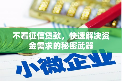 岢岚不看征信贷款，快速解决资金需求的秘密武器