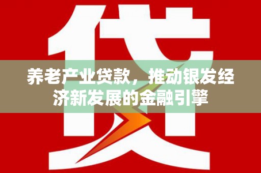 岢岚养老产业贷款，推动银发经济新发展的金融引擎