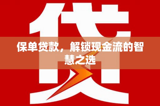 岢岚保单贷款，解锁现金流的智慧之选