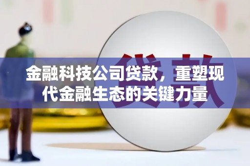 岢岚金融科技公司贷款，重塑现代金融生态的关键力量