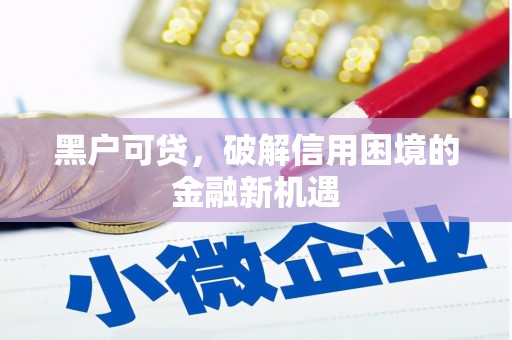 岢岚黑户可贷，破解信用困境的金融新机遇