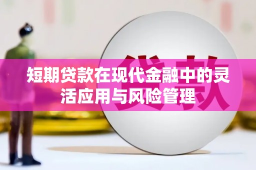 岢岚短期贷款在现代金融中的灵活应用与风险管理