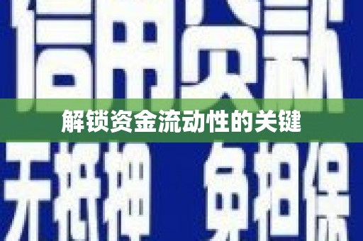 岢岚解锁资金流动性的关键
