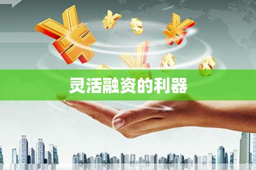 岢岚灵活融资的利器